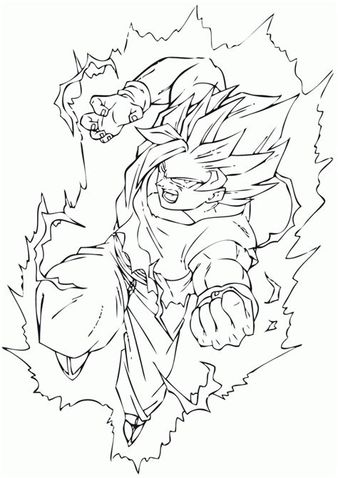 Goku super saiyan tercera fase. Goku Súper Sayan HD | DibujosWiki.com