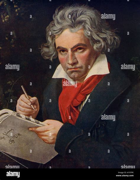 German Composer Ludwig Van Beethoven Stockfotos And German Composer