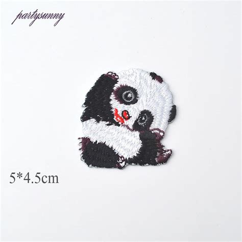Buy Pf Animal Panda Patch Cartoon Embroidered Patches