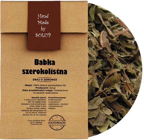 Babka szerokolistna liść babki 50g Ziele Natury 12201389389