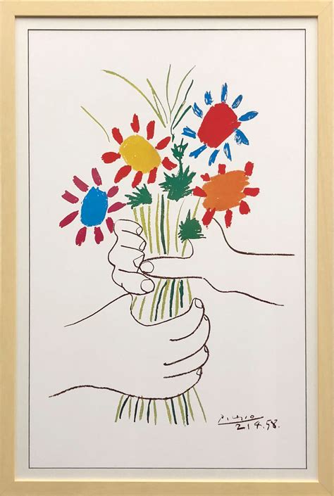 Picasso Bouquet Of Peace 1958 Icons Of Sport