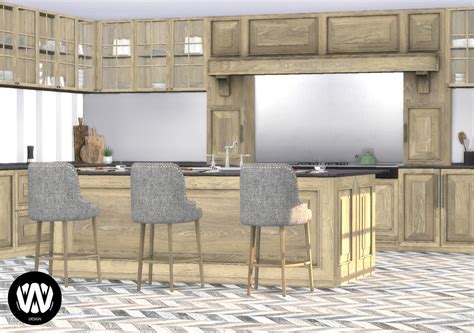 I tried adding slots to the mesh, but there were some. Juglans Kitchen • Sims 4 Custom Content • Wondymoon