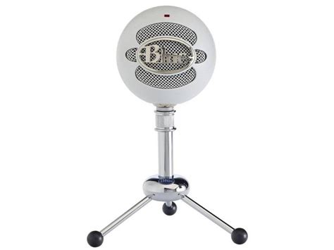 Blue Snowball Classic Studio Quality Usb Microphone White Blue