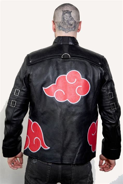 Itachi Uchiha Naruto Biker Leather Jacket A2 Jackets