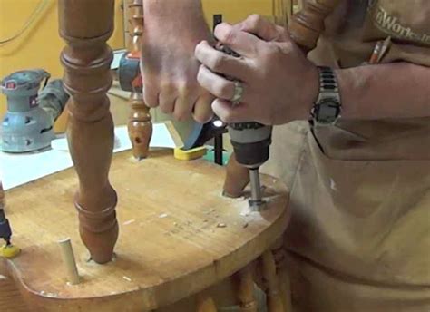 Fixing A Broken Chair Spindle