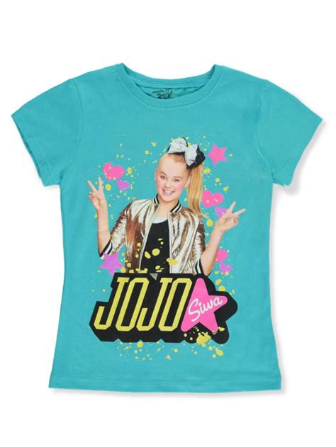Jojo Siwa Jojo Siwa Girls Paint Splatter Peace T Shirt Big Girls