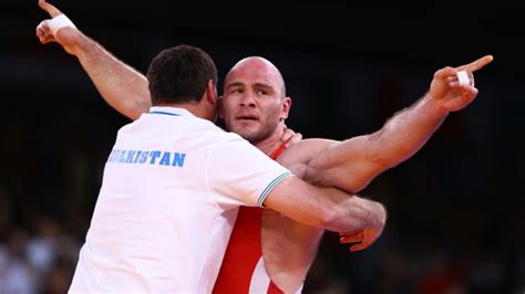 Taymazov Claims Third Successive Gold London 2012 Wrestling