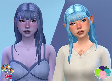 Xvampiresimmerx Sweetaday‘s Lora Hair Recolored Emily Cc Finds