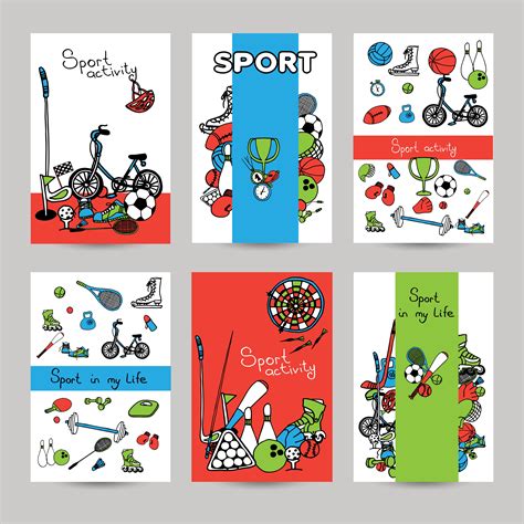 Sport Banner Set 466513 Vector Art At Vecteezy