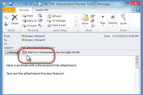 Save Time With Microsoft Outlook Attachment Preview — Email Overload