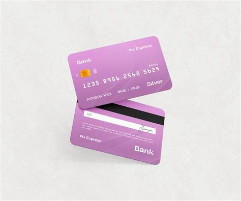 Premium Psd Plastic Debit Credit Membership Card Mockup