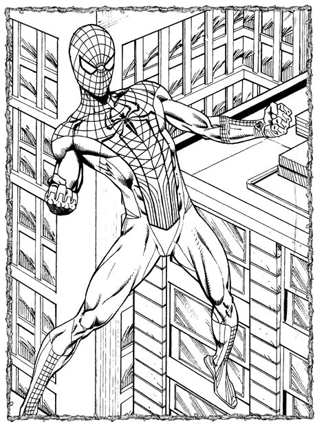 ️spiderman Superhero Coloring Pages Free Download