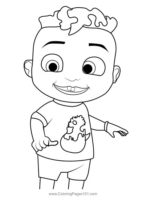 Cody Cocomelon Coloring Page For Kids Free Cocomelon Printable