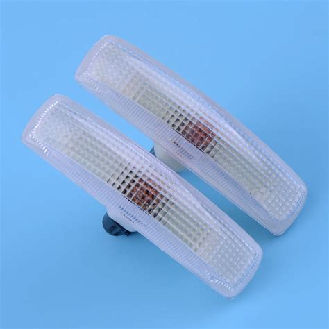 Citall 2pcs 283083351374 Car Clear Side Marker Repeater Turn Signal