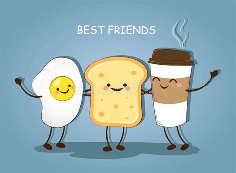Best Friends Breakfast Good Morning Cute Picture Of A Coffee Eggs