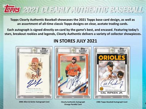 2021 Topps Clearly Authentic Baseball Card Checklist