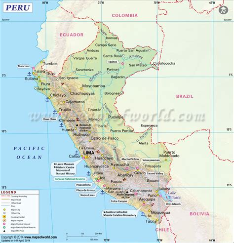 Search on the map, share any place, find your location, ruler for distance measuring, weather forecast. Peru Map | Ecuador mapa, Iquitos y Mapas