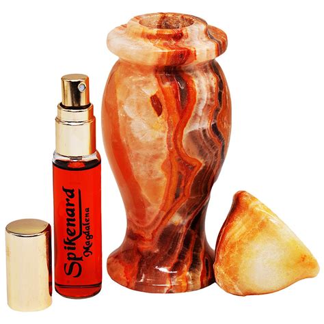 Alabaster Jar With 10ml Spikenard Magdalena™ Perfume