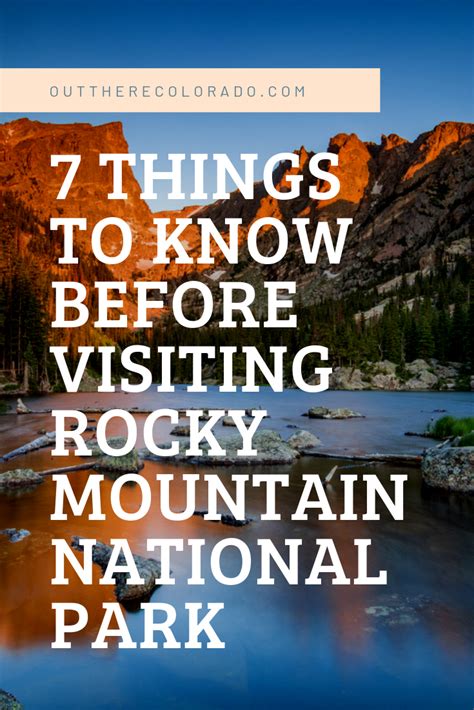 7 Things To Know Before Visiting Rocky Mountain National Park Rocky