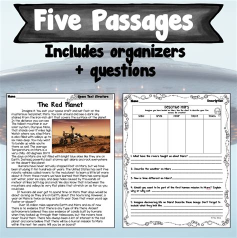 Space Nonfiction Text Structure Passages Made By Teachers