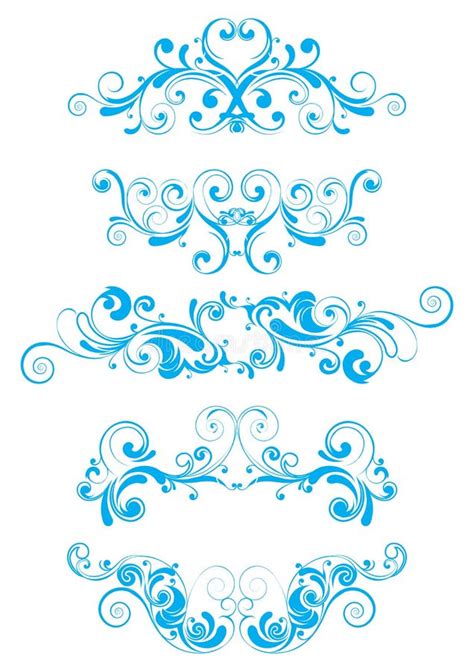 Blue Swirl Design Stock Vector Illustration Of Growth 54597538