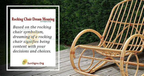 Seeing A Rocking Chair In Your Dream Meaning Interpretation And