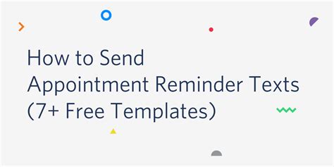 How To Send Appointment Reminder Texts Twilio