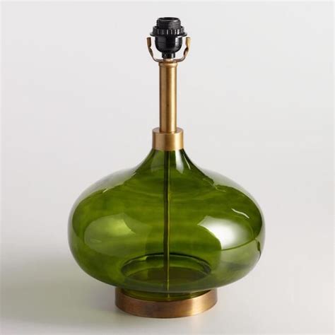 green glass teardrop halsey table lamp base v2 green table lamp green lamp table lamp base