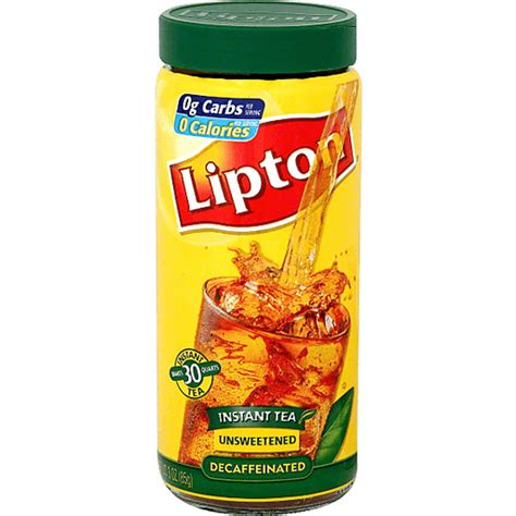 Lipton Iced Tea Mix Unsweetened Decaffeinated 3 Oz Bagged Tea And Hot