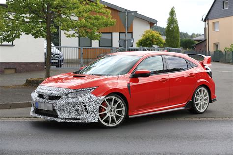 Click on badge to learn more. 2019 Honda Civic Type R Spied in Red, Differs From White ...