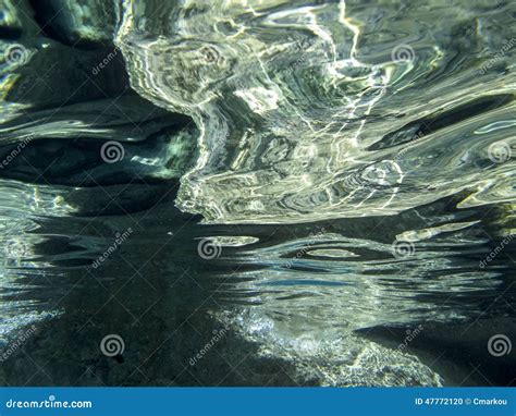 Underwater Reflections Stock Photo Image Of Reflect 47772120