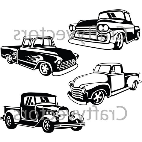Free Free 240 Chevy Truck Outline Svg SVG PNG EPS DXF File