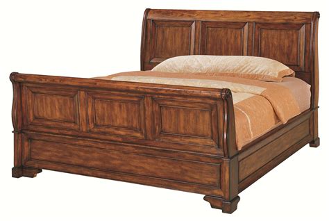 Aspenhome Centennial California King Sleigh Bed In Chestnut Brown I49