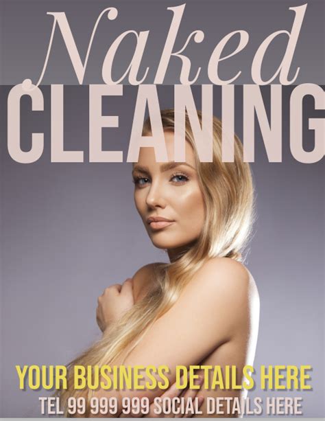 Copy Of Naked Cleaning Postermywall