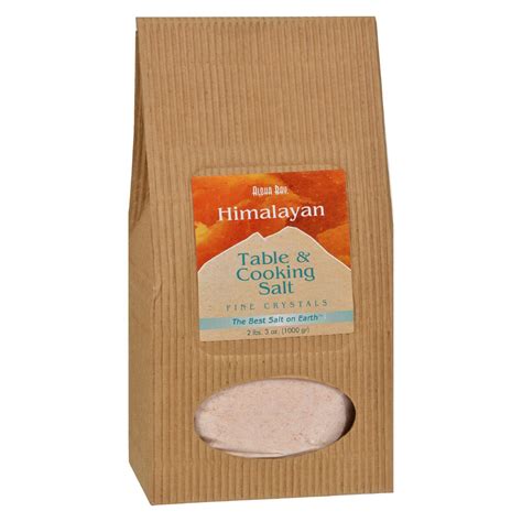 Table salt, on the other hand, is mined from salt deposits and then processed to give it a fine texture so it's easier to mix and use in recipes. Himalayan Salt Table and Cooking Salt - 2.3 lbs - Sage4me.com