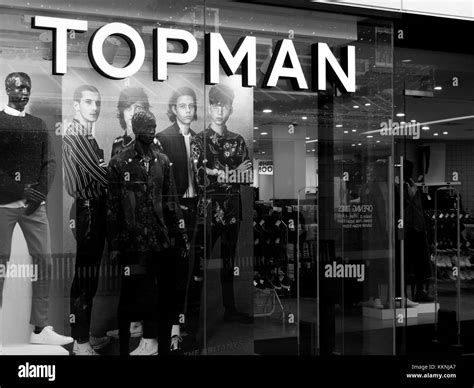 Topman Mens High Street Fashion Store Sign And Window Display Part Of