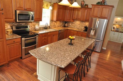 Kitchen Remodel Using Showplace Cherry Wood Cabinetry And Cambria Quartz