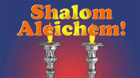 Obviously this would depend on whether it is the christians, jews or for jews and muslims, it means both hello and goodbye. SHALOM ALEICHEM with English lyrics - YouTube