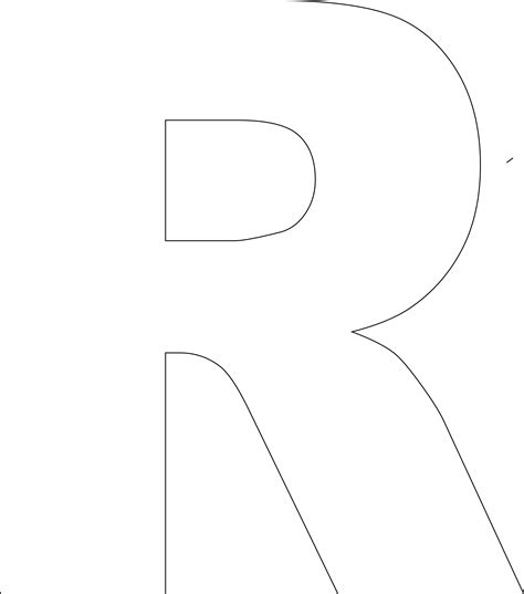 Letter R Stencil Printable Printable Word Searches