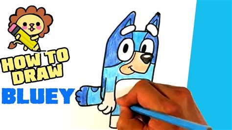 easy how to draw bluey youtube