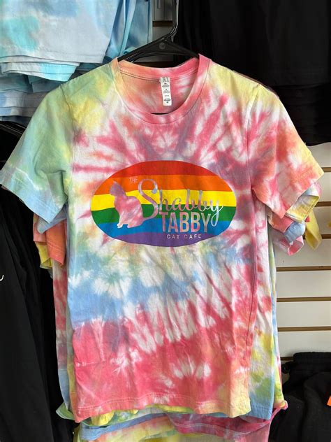 Rainbow Tie Dyed Pride Tee The Shabby Tabby