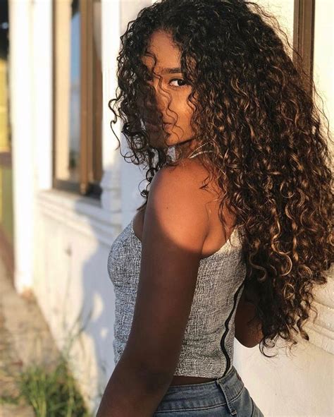 Pin By Husani S Daniel On Beautiful Brown Skinned Women Curly Hair