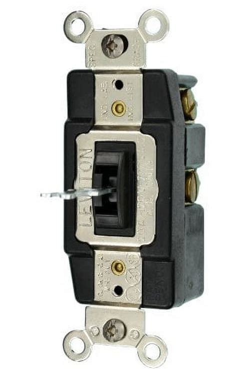 Leviton 1285 L Brown Locking Single Pole Double Throw Maintained Toggle