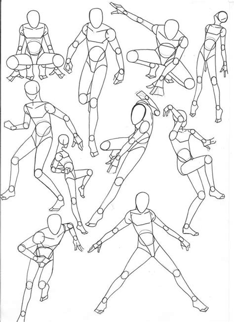 Anatomia e Expressão corporal Drawing reference poses Art reference