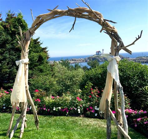 Wedding Arch Driftwood Arch For Wedding Ceremony Coastal Etsy Canada Driftwood Wedding