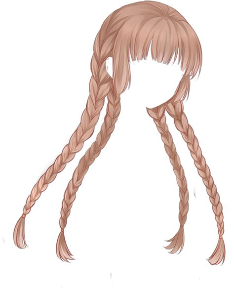 Beautiful Anime Hair Png Girl