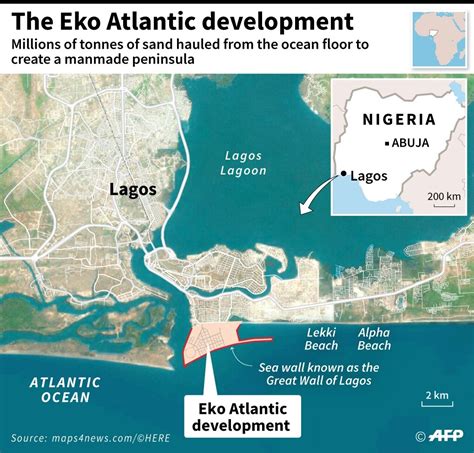 General characteristics and content maps: Waves of change: Nigeria's Lagos battles Atlantic erosion