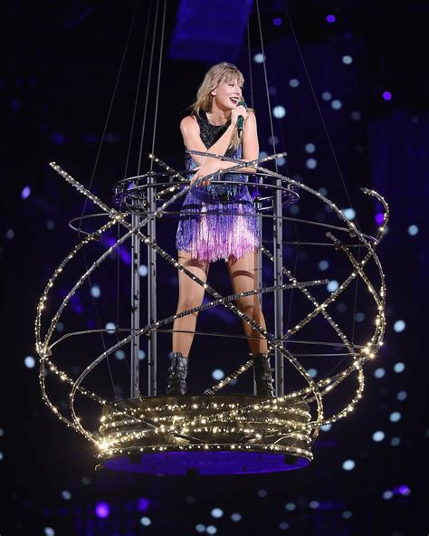 Taylor Swift At The Reputation Stadium Tour Performing Delicate Taylor