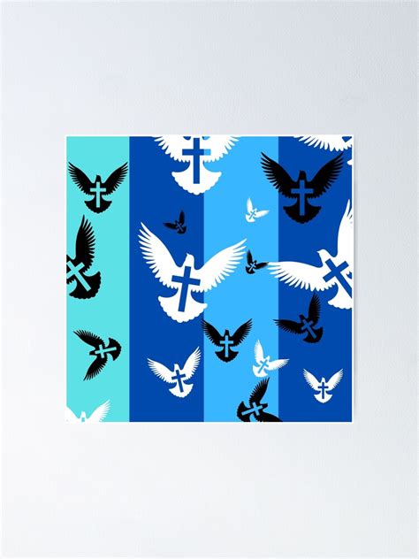 Holy Spirit Sweet Heavenly Dove Poster For Sale By Gummieflare