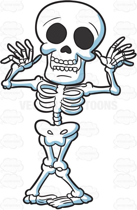 A Silly Skeleton Silly Skeleton Skeleton Drawings Halloween Doodle